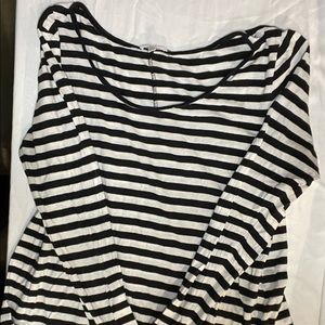 Black and white striped t-shirt